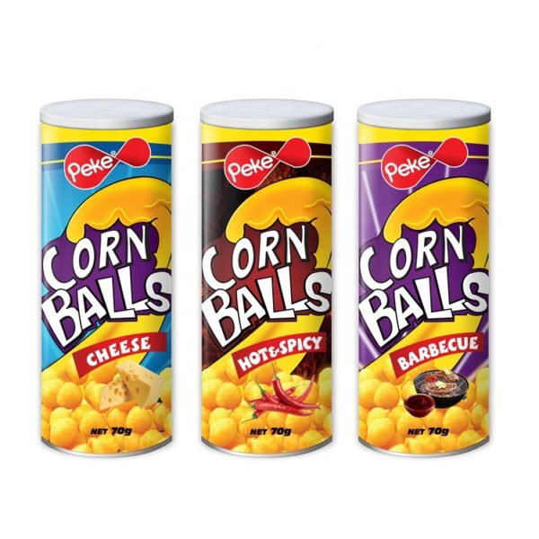 Cheese Corn Puff Snack Balls