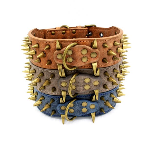 Spike Rivet Dog Collar