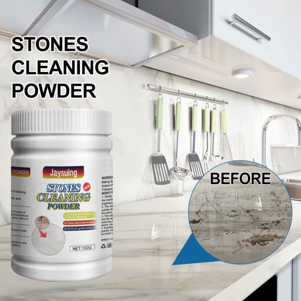 1267BF62B8955896B62A101725FB3109.jpg Stone Cleaning Powder, Household Kitchen Countertop Marble Tile Stain Cleaning Decontaminating Polishing Powder