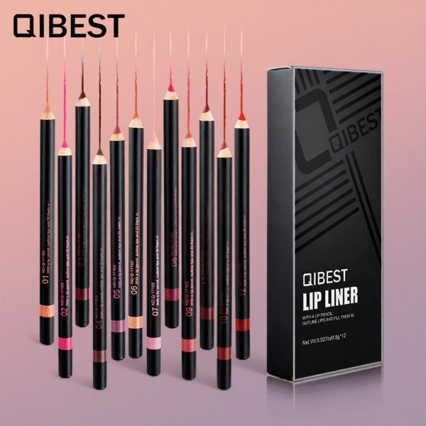 Waterproof Black Rod Lip Liner Set