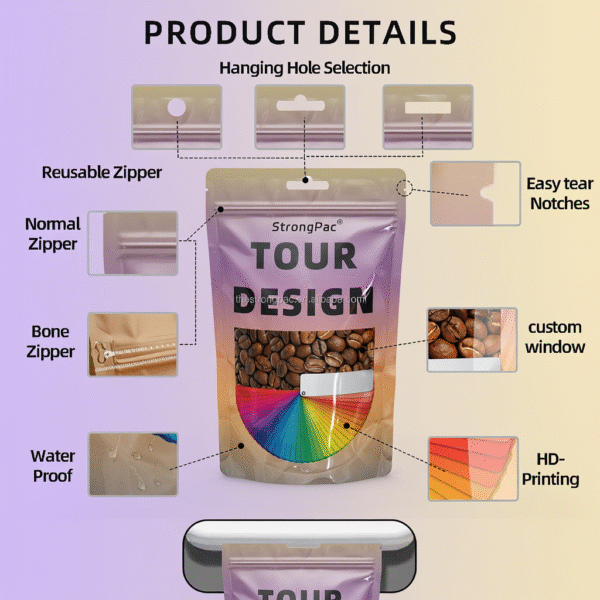 Recycled Kraft Stand-Up Pouch