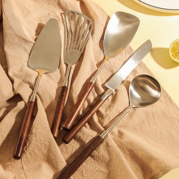 Wood Handle Stainless Steel Cutlery Set
