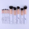 10PCS Professional Marble Makeup Brushes