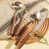 Wood Handle Stainless Steel Cutlery Set