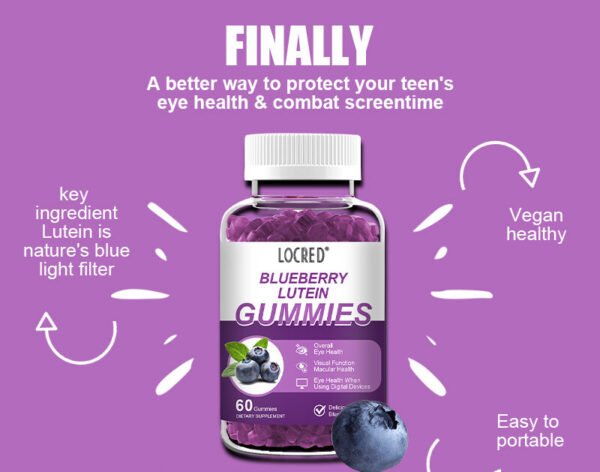 Blueberry Lutein Eye Care Gummies