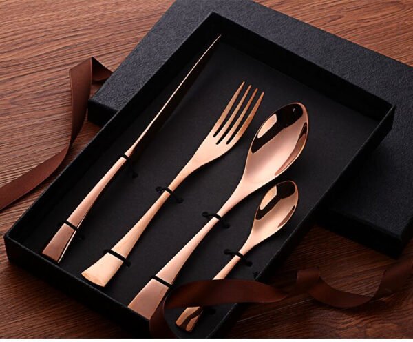Gold Plated Stainless Cutlery Set