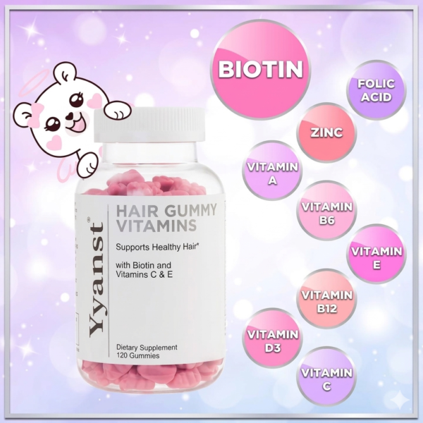 3 Biotin Gummies for Healthy Hair Growth