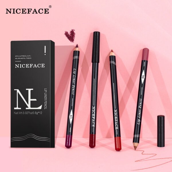 12-Color Matte Lip Liner Pencil Set