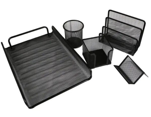 Kawaii Metal Mesh Desk Set