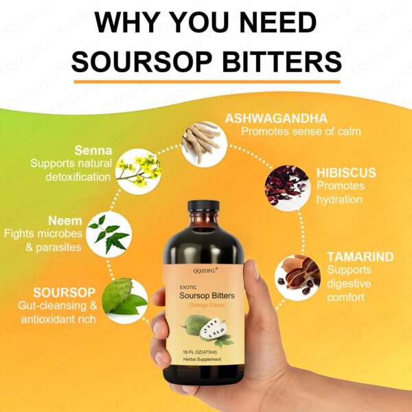 Soursop Bitters Herbal Immune Boost Liquid