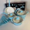 Turquoise Kitchen Cookware Set