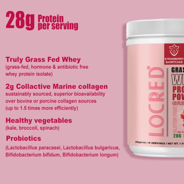 Organic Grass-Fed Whey Protein Plus Probiotics