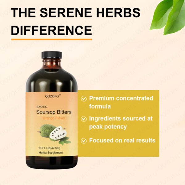 Soursop Bitters Herbal Immune Boost Liquid