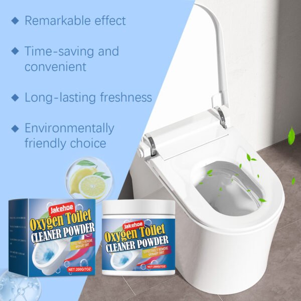 Oxygen-Powered Toilet Cleaning Powder