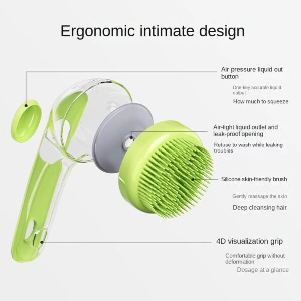 Silicone Pet Bath & Massage Brush