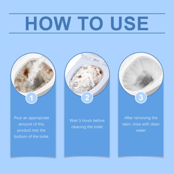 Oxygen-Powered Toilet Cleaning Powder