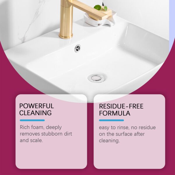 Bathroom Foam Cleaner, Clean Bath Glass Door Stains And Scale Cleaning Cleaner