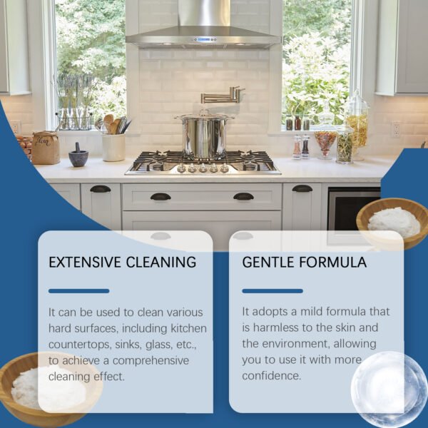 Multi-Surface Foam Cleaner Multi-Purpose Mild Foam Cleaner For Kitchen Cooktops