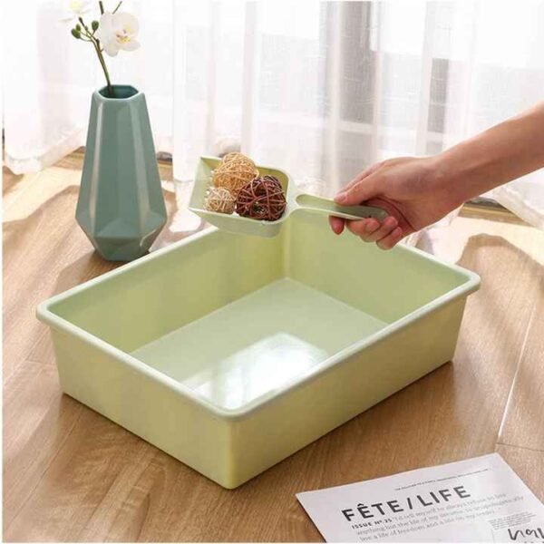 Large Square Cat Litter Tray Toilet