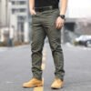 H108b49c612934014a608fbed1d4ceda7T.jpg_720x720q50.jpg Cargo Pants Men Outdoor Waterproof Elastic Hiking Hunting Trousers Casual Multi Pocket Pants Male Work Jogger Plus Size