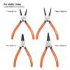CR-V 4Pcs Circlip Plier Set