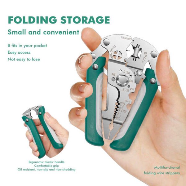 9-in-1 Multi-Functional Crimping Pliers