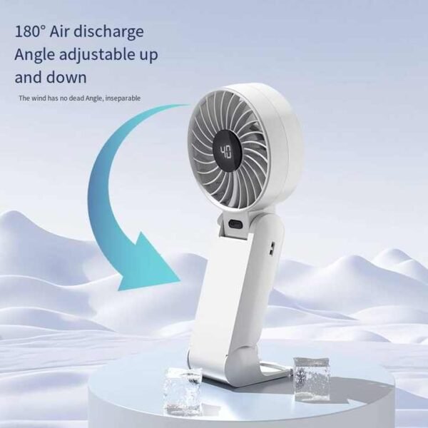 Foldable USB Mini Fan with LED Display