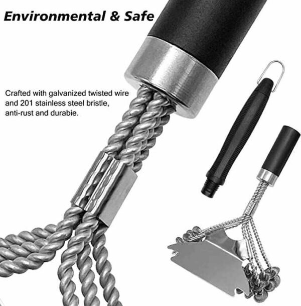 Stainless Steel BBQ Grill Cleaning Brush