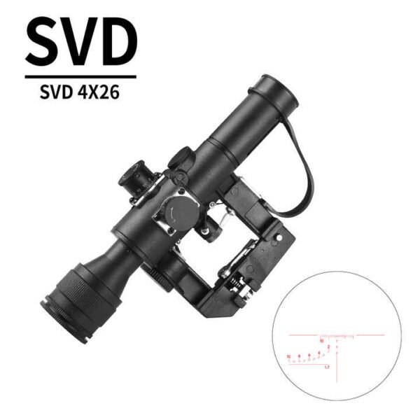 SVD 4x26 Compact Scope for Spotting