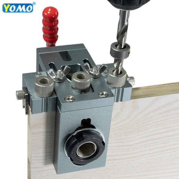 3-in-1 Woodworking Dowel Jig Kit