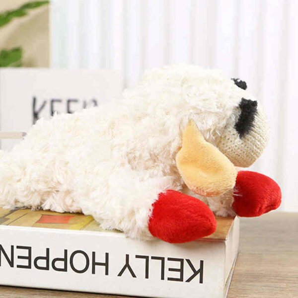 H9f9ba0daec174f25aab8a9a0116830e5X.jpg_720x720q50.jpg Plush Lamb Squeaky Dog Toy