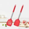 Stainless Steel-Handled Silicone Spatulas