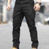 Hba3860f91fee446b87757569aaf475e2N-1.jpg_720x720q50-1.jpg Cargo Pants Men Outdoor Waterproof Elastic Hiking Hunting Trousers Casual Multi Pocket Pants Male Work Jogger Plus Size