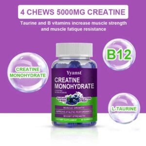Creatine Monohydrate Energy Boost Gummies