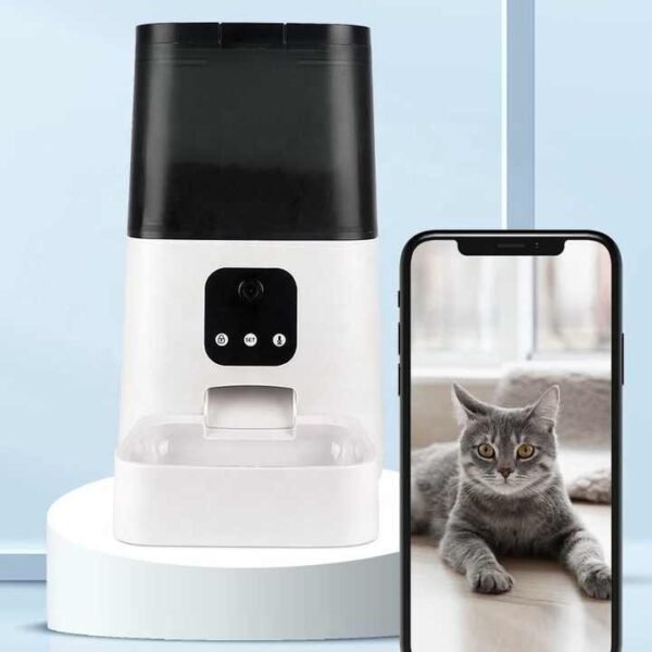 Smart Wi-Fi Automatic Cat Feeder
