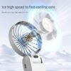 Foldable USB Mini Fan with LED Display