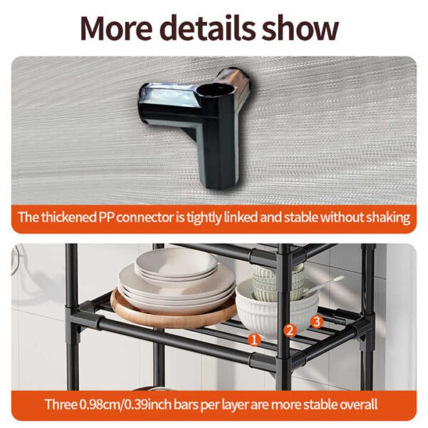 Multi-Level Kitchen Storage Cart