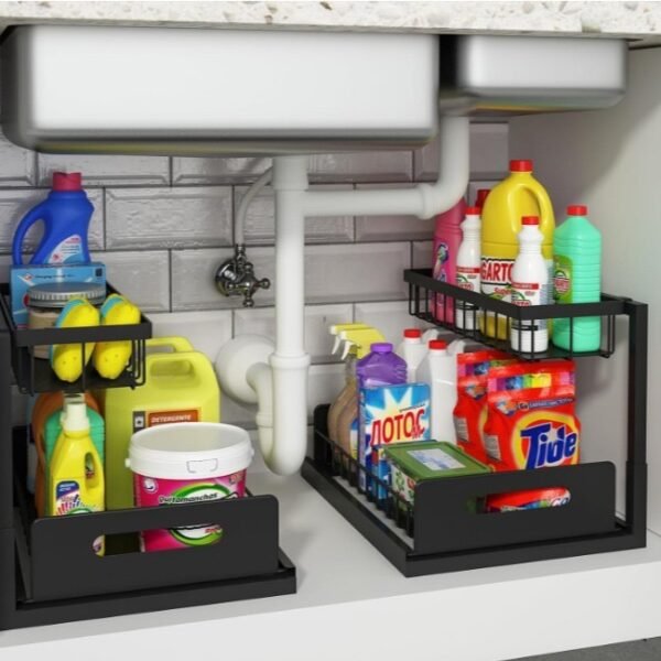 O1CN01MsMyGf1urjQhcmawP_2207808226091-0-cib.jpg Kitchen Cabinet Sink Drawable Storage Rack