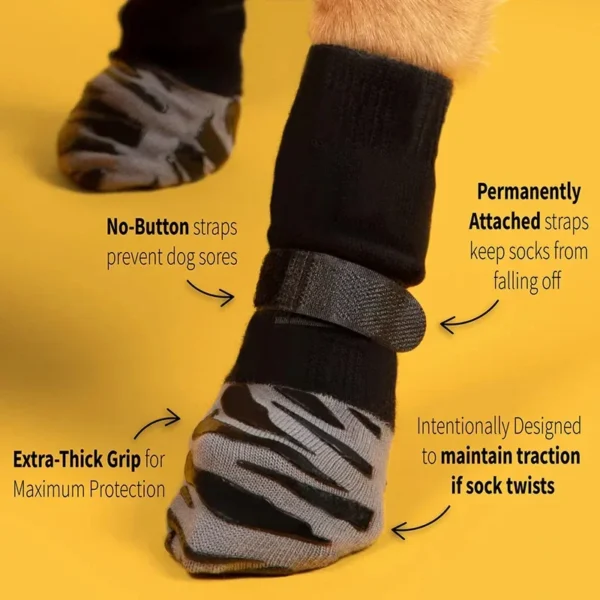 Non-Slip Waterproof Dog Socks