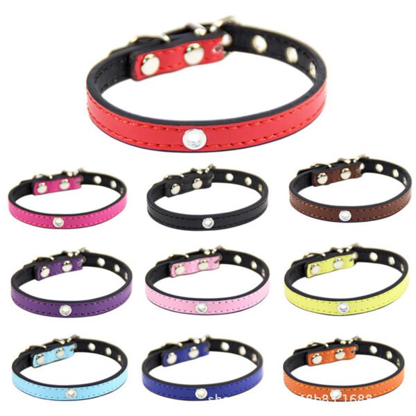 O1CN01SkLbZh1WYS2TVvkOU_2218855622800-0-cib.jpg Waterproof PU Leather Dog Collar