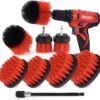 Electric Drill Cleaning Brush Set