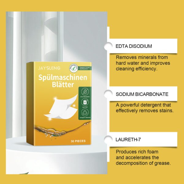 JAYSUING Dishware Cleaning Detergent Tablets