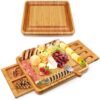 Bamboo Cheese Board with Cutter Set