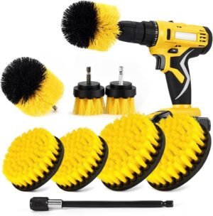 Electric Drill Cleaning Brush Set