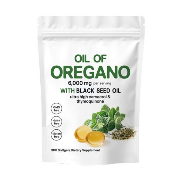 Oregano Oil Soft Capsules Dietary Supplement