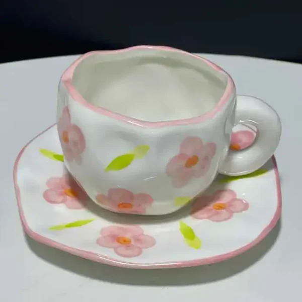 555251331 Hand-Painted Cloud Coffee Mug Set