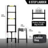 Foldable Aluminum Telescopic Ladder