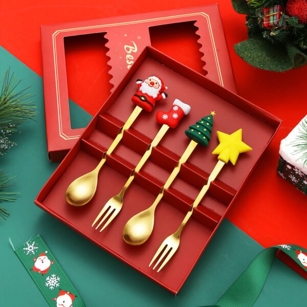 555251211 Stainless Christmas Cutlery Gift Set