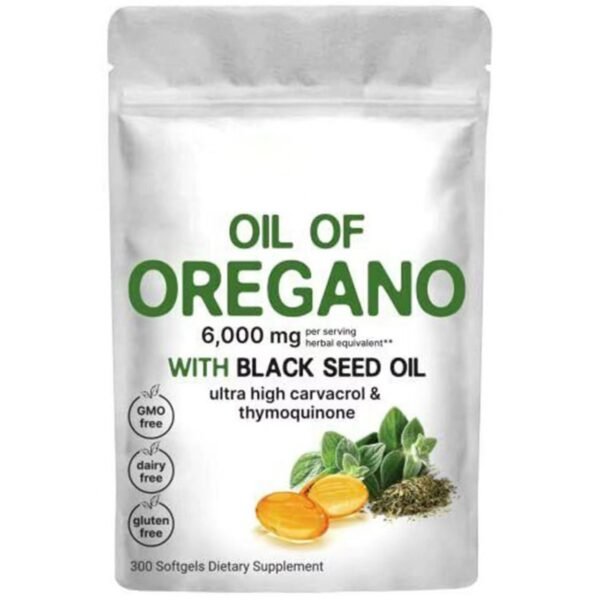 Oregano Oil Soft Capsules Dietary Supplement