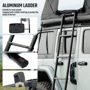 555247696 Foldable Aluminum Telescopic Ladder